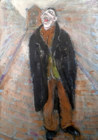 Картина под названием "alley" - Simon Taylor, Подлинное произведение искусства