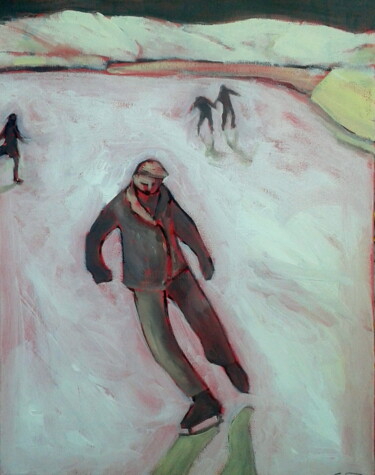 Schilderij getiteld "skater" door Simon Taylor, Origineel Kunstwerk