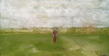 Painting titled "grey spring 2" by Simon Taylor, Original Artwork