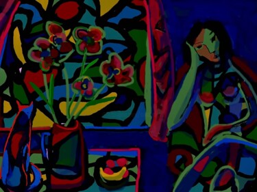 Digital Arts titled "window 2" by Simon Taylor, Original Artwork, Digital Painting