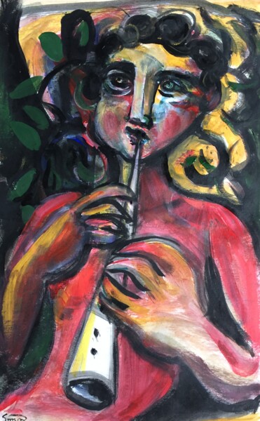 Painting titled "music 6" by Simon Taylor, Original Artwork, Acrylic