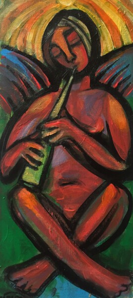 Painting titled "song 16" by Simon Taylor, Original Artwork, Acrylic