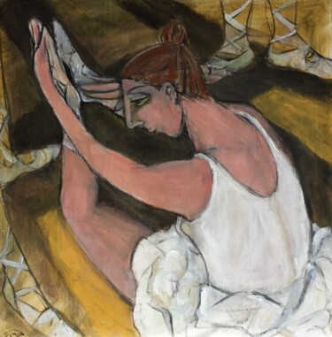Peinture intitulée "ballet 2" par Simon Taylor, Œuvre d'art originale, Acrylique