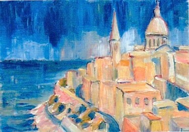 Peinture intitulée "Malta" par Simon Taylor, Œuvre d'art originale