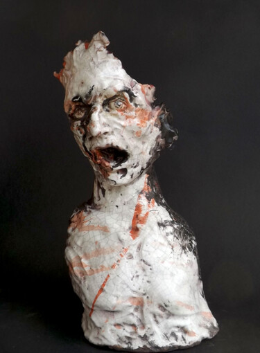 Sculpture titled "man #1" by Simona Barreca, Original Artwork, Ceramics