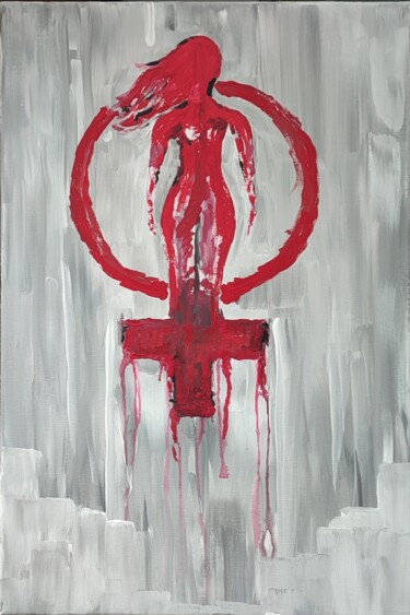 Pintura titulada "Otto marzo" por Simona Rossi (MoTó), Obra de arte original, Acrílico Montado en Bastidor de camilla de mad…
