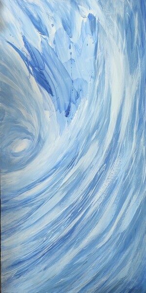 Painting titled "FORTITUDE (forza d'…" by Simona Rossi (MoTó), Original Artwork, Acrylic Mounted on Wood Stretcher frame