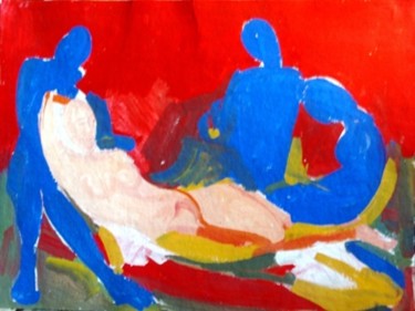 Painting titled "my olimpia" by Simona Timofei, Original Artwork