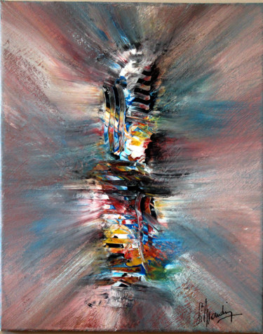 Peinture intitulée "Octobre rose" par Marc Simondin (SiMondin), Œuvre d'art originale, Acrylique