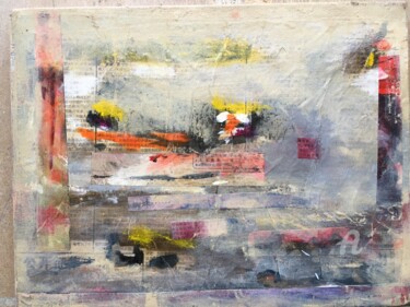 Картина под названием "Fissures" - Simone Cros-Morea, Подлинное произведение искусства, Акрил Установлен на Деревянная рама…