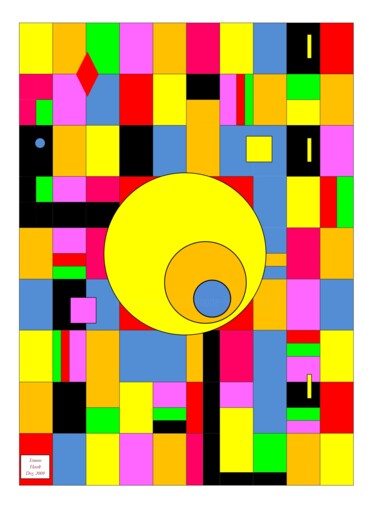 Digitale Kunst mit dem Titel "Eye Catcher" von Simone Hardt, Original-Kunstwerk, Digitale Malerei