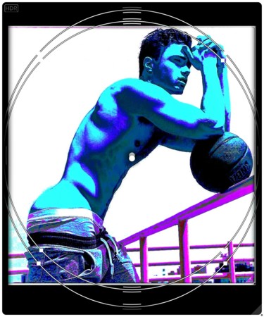 Digital Arts titled "FOOTBALLBOY" by Simone Lazzarini, Original Artwork, Digital Painting