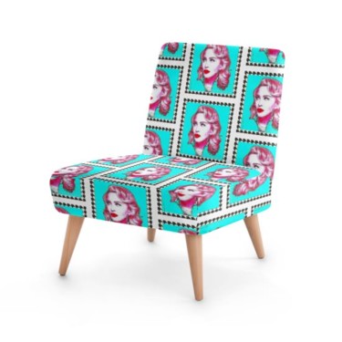 「MDNA Turquoise」というタイトルのデザイン Simone Lazzariniによって, オリジナルのアートワーク, 家具