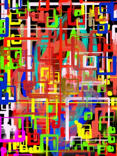 Цифровое искусство под названием "space of concept do…" - Simone Tirelli, Подлинное произведение искусства, Цифровая живопись