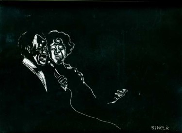 Painting titled "Ella & Louis" by Simone, Original Artwork, Other