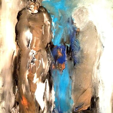 Painting titled "Series "step outsid…" by Simonetta Hary, Original Artwork, Acrylic