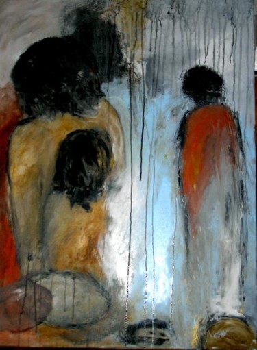 Painting titled "work 2012" by Simonetta Hary, Original Artwork