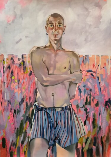Картина под названием "Полдень" - Семён Рыжов, Подлинное произведение искусства, Масло