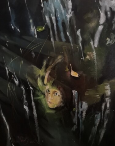 Картина под названием "Русалка II" - Семён Рыжов, Подлинное произведение искусства, Масло