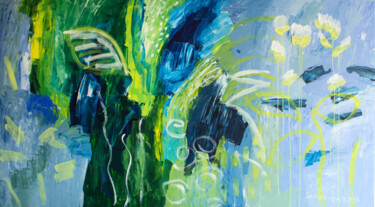 Malerei mit dem Titel "Spring is the Time…" von Simonida Djordjevic, Original-Kunstwerk, Acryl