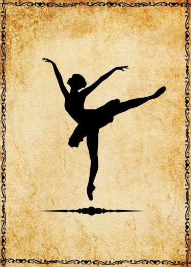 "Балерина" başlıklı Dijital Sanat Olga Simonova tarafından, Orijinal sanat, Foto Montaj