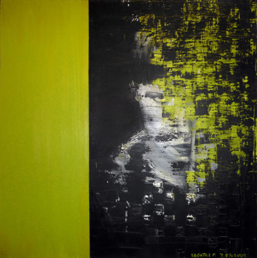 Pintura titulada "Regard abstrait" por Maria Iacuzzi (SIMPLE ART), Obra de arte original, Oleo