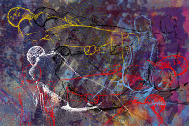 Digital Arts titled "Couleurs de femme" by Maria Iacuzzi (SIMPLE ART), Original Artwork, Digital Painting