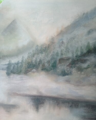 Pintura titulada "Magla" por Sinaida Balen, Obra de arte original, Pastel