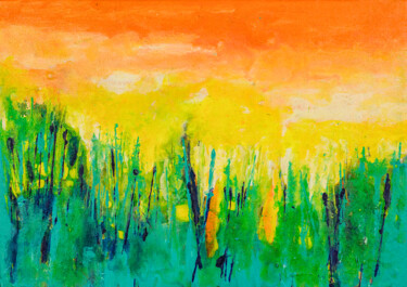 Painting titled "A Sunlit Moment" by Sinead Ni Chionaola, Original Artwork, Acrylic