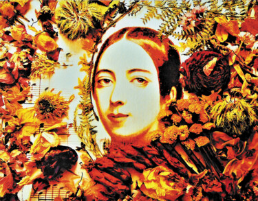 Digitale Kunst mit dem Titel "Hommage an Pauline…" von Sigrun Neumann (Sineu), Original-Kunstwerk, Digitale Malerei