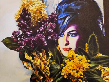 "Homage to Amy Wineh…" başlıklı Dijital Sanat Sigrun Neumann (Sineu) tarafından, Orijinal sanat, Suluboya
