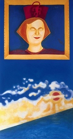 Painting titled "fatamorgana" by Sigrun Neumann (Sineu), Original Artwork, Acrylic