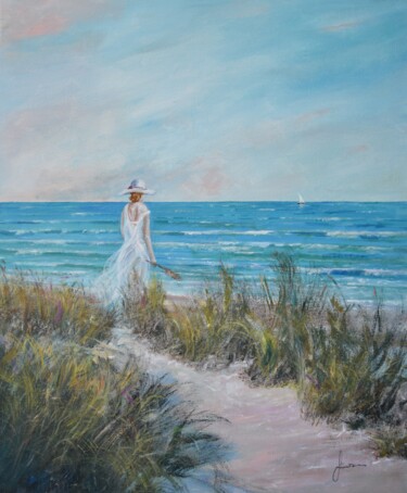 Картина под названием "Ocean Breeze" - Sinisa Saratlic, Подлинное произведение искусства, Акрил