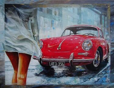 Pintura titulada "Porsche 356 c" por Sinisa Saratlic, Obra de arte original, Acrílico