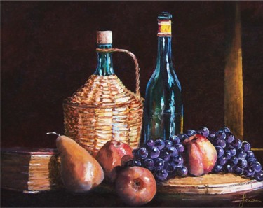 Painting titled "Fruits" by Sinisa Saratlic, Original Artwork, Acrylic