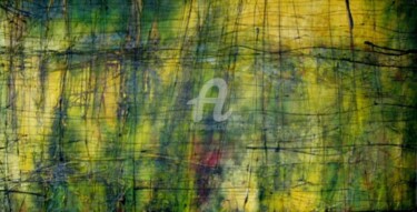 Painting titled "The Yellow Green Pr…" by Sio Montera, Original Artwork
