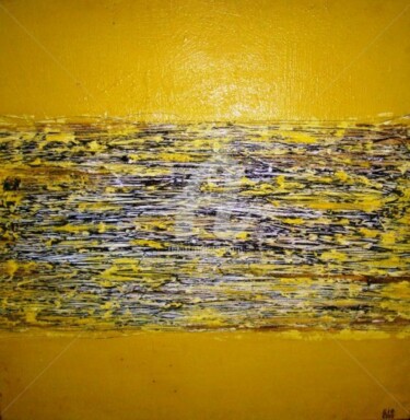 Painting titled "Yellow Paradigm" by Sio Montera, Original Artwork