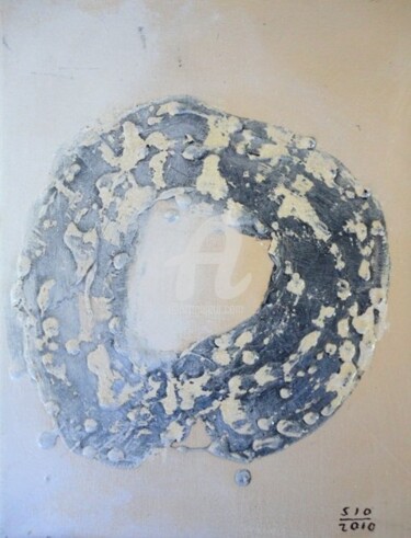 Painting titled "Hurt Circle" by Sio Montera, Original Artwork, Oil