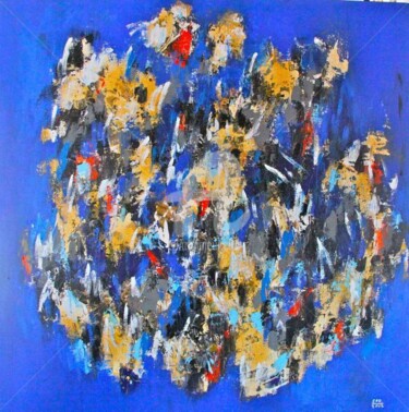 Painting titled "Untitled III" by Sio Montera, Original Artwork, Oil