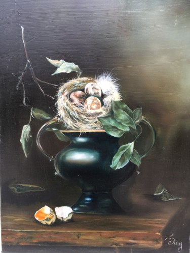 Peinture intitulée "Easter.jpg" par Siry Heng, Œuvre d'art originale, Huile