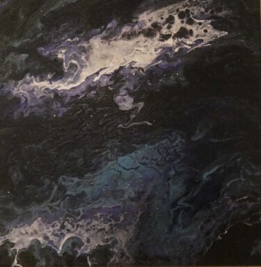 Malerei mit dem Titel "Ocean inspiration" von Sista Christ'Elle, Original-Kunstwerk, Acryl