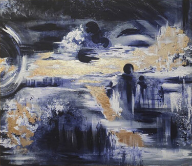 Картина под названием "Тишина" - Sitora Brejneva, Подлинное произведение искусства, Акрил Установлен на Деревянная рама для…