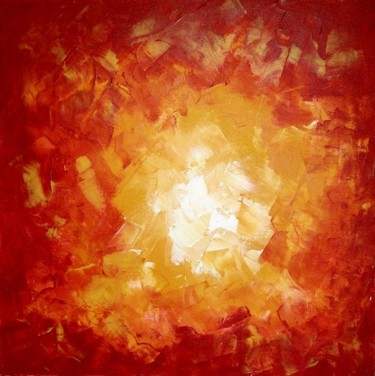 Peinture intitulée "Sun shine" par Sixbands, Œuvre d'art originale, Huile