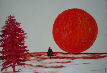 Картина под названием "I'm Going Away" - Francesca Raia (Kikka Raia), Подлинное произведение искусства, Масло