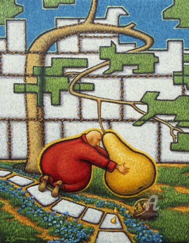 绘画 标题为“Великий садовник” 由Jori Sizonenko, 原创艺术品, 油