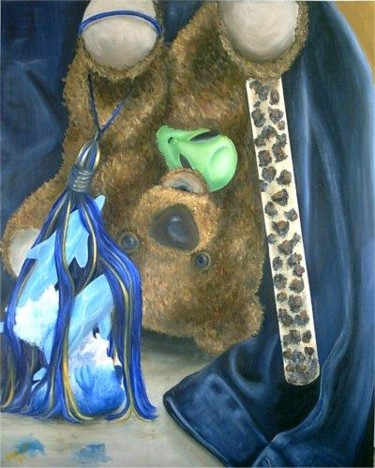 Painting titled "Still Life with a B…" by Sarah Johnson, Original Artwork