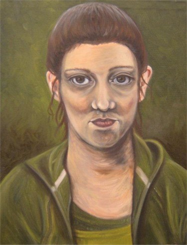 Painting titled "Self-Portrait 2" by Sarah Johnson, Original Artwork
