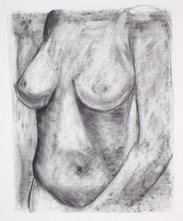Drawing titled "Frontal Figure Turn…" by Sarah Johnson, Original Artwork