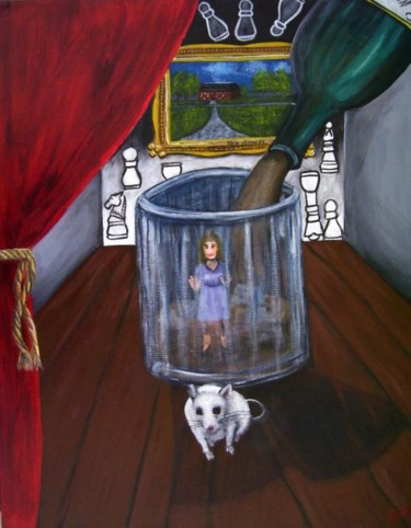 Painting titled "Who's Afraid of Vir…" by Sarah Johnson, Original Artwork