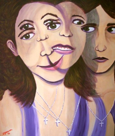 Painting titled "Me, Myself and Isol…" by Sarah Johnson, Original Artwork